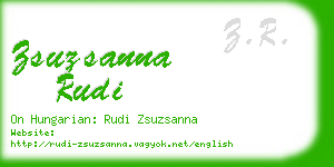 zsuzsanna rudi business card